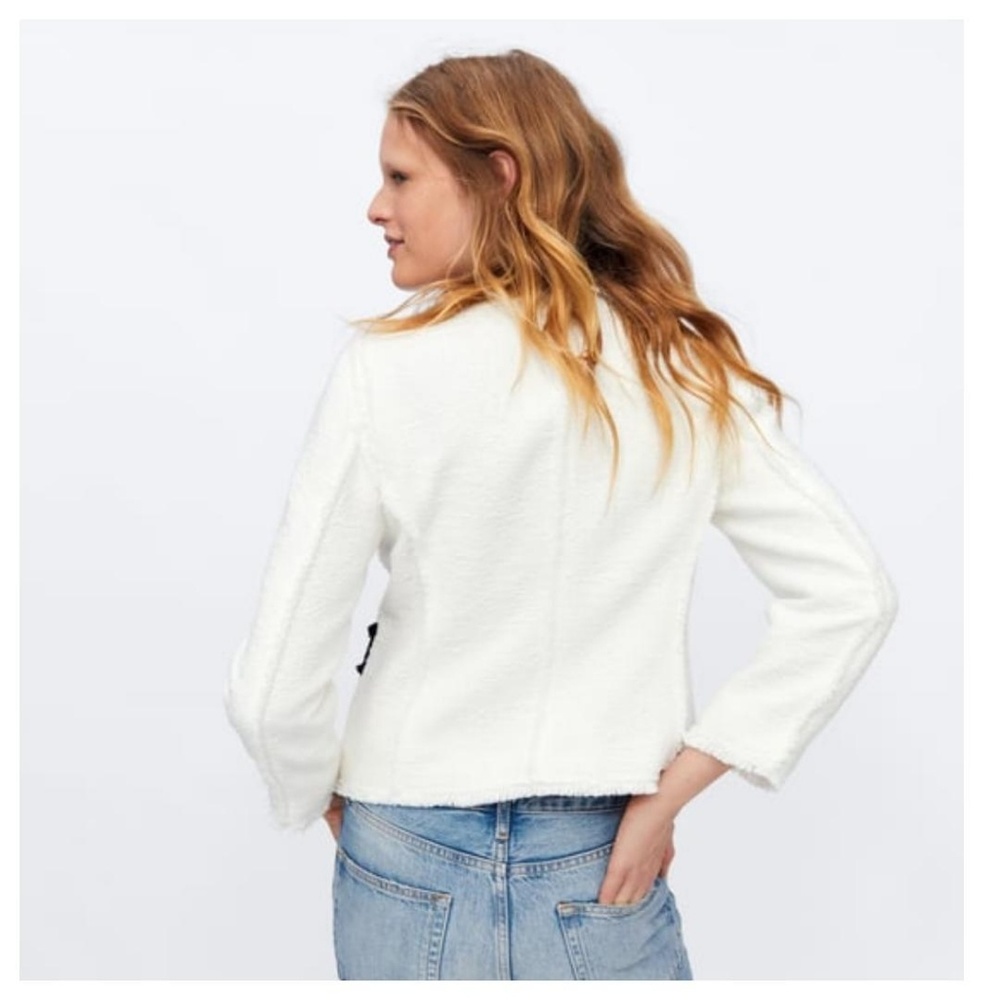 Zara jacket with bejeweled buttons (2729) - Picture 8 of 8